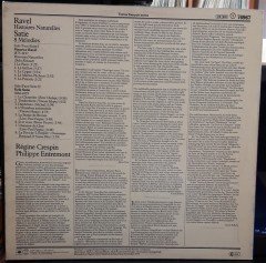 RAVEL: HISTOIRES NATURELLES, SATIE: SONGS MÉLODIES, RÉGINE CRESPIN, PHILIPPE ENTREMONT (1979) - 2.EL PLAK