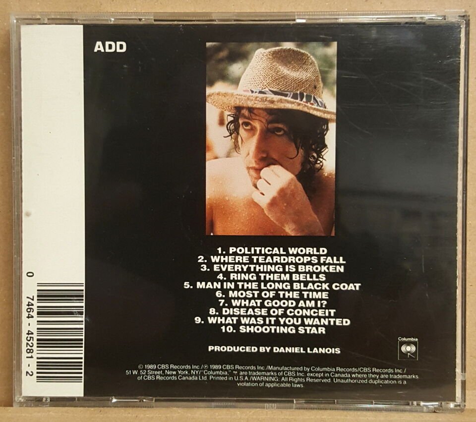 BOB DYLAN - OH MERCY (1989) - CD MADE IN USA 2.EL
