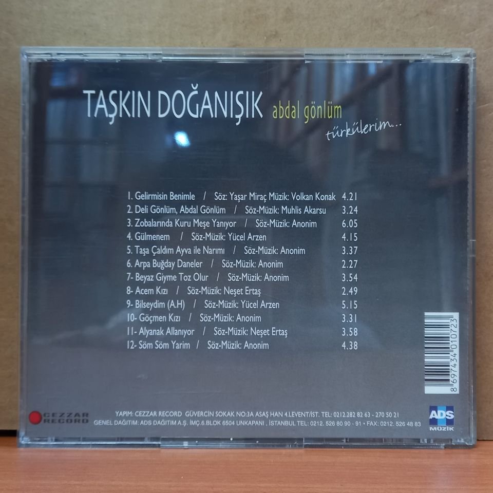 TAŞKIN DOĞANIŞIK - ABDAL GÖNLÜM - CD 2.EL