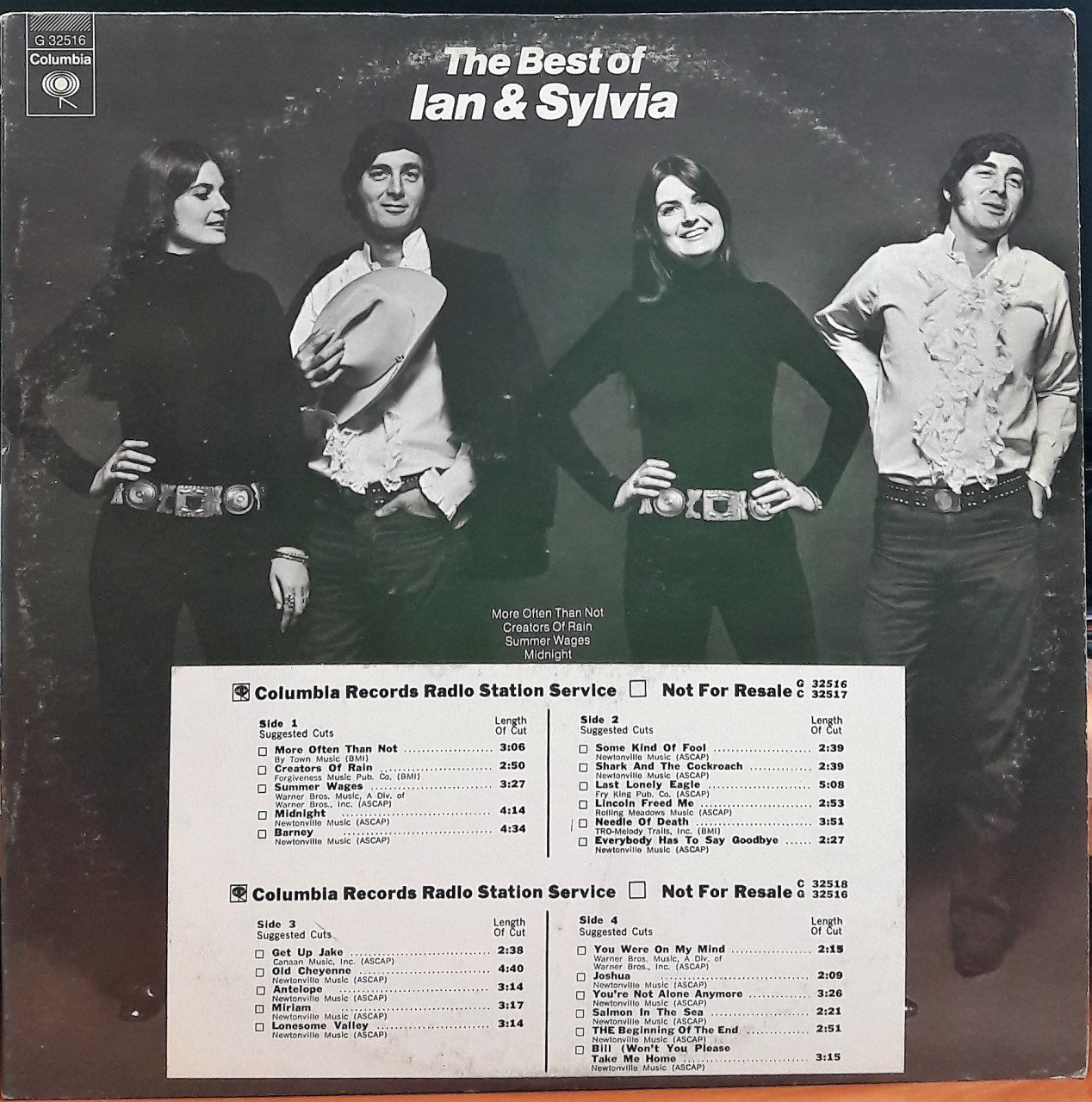 IAN & SYLVIA - THE BEST OF (1973) - 2PLAK 2.EL