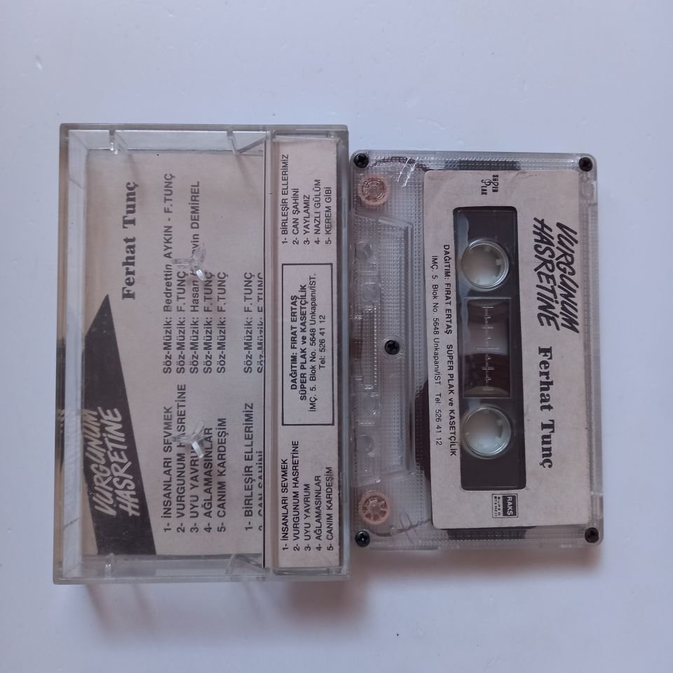 FERHAT TUNÇ - VURGUNUM HASRETİNE - KASET 2.EL