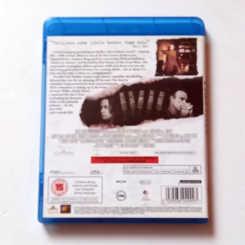 MISERY - JAMES CAAN, KATHY BATES - YÖN.: ROB REINER - BLU-RAY BÖLGE A, B, C 2.EL TÜRKÇE ALTYAZI YOKTUR