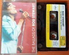 ROD STEWART - THE BALLADS OF ROD STEWART (1990) PLAKSAN CASSETTE MADE IN TURKEY ''USED'' PAPER LABEL