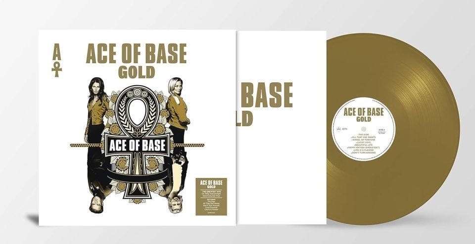 ACE OF BASE - GOLD (2019) - LP 180GR GOLD COLOURED SIFIR PLAK