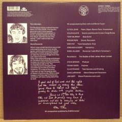 ELTON JOHN - EMPTY SKY 2017 BASKI 2.EL PLAK