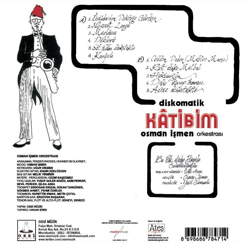 OSMAN İŞMEN ORKESTRASI - DİSKOMATİK KATİBİM (1978) - LP 2023 BASKI SIFIR PLAK