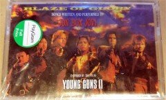 BLAZE OF GLORY YOUNG GUNS II JON BON JOVI CASSETTE 1995 RAKS MADE IN TURKEY ''NEW''