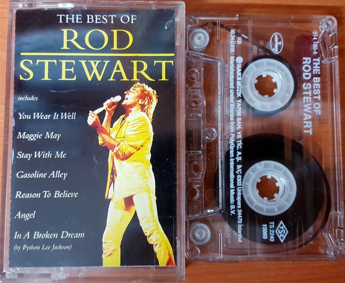 ROD STEWART - THE BEST OF ROD STEWART (1995) RAKS CASSETTE MADE IN TURKEY ''USED''