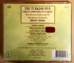 THE TURKISH FIVE / GREAT COMPOSERS OF TURKEY - HİKMET ŞİMŞEK / FERİT ALNAR NECİL KAZIM AKSES ULVİ CEMAL ERKİN CEMAL REŞİT REY AHMET ADNAN SAYGUN (1994) - CD  RAKS MÜZİK 2.EL