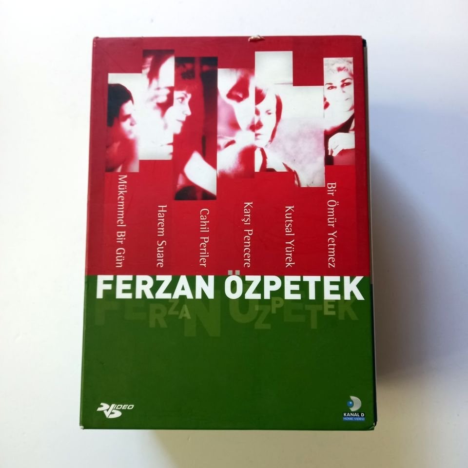 FERZAN ÖZPETEK BOX - 6 FİLM: BİR ÖMÜR YETMEZ, KUTSAL YÜREK, KARŞI PENCERE, CAHİL PERİLER, HAREM SUARE, MÜKEMMEL BİR GÜN - 6 X DVD BOX SET  2.EL