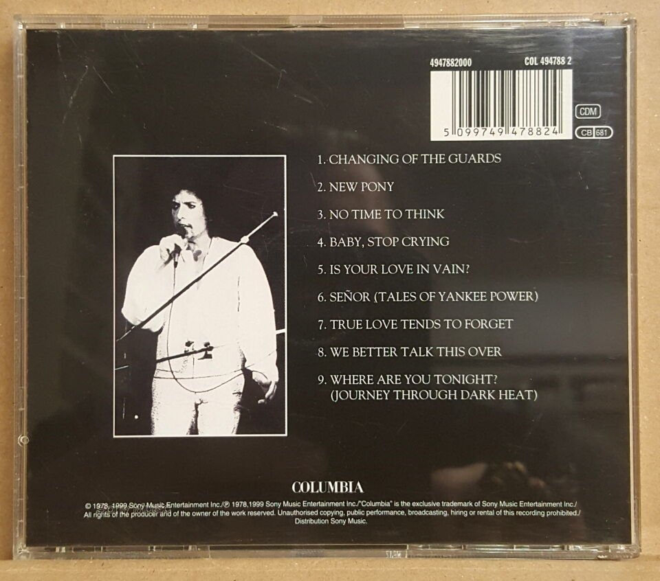 BOB DYLAN - STREET LEGAL (1978) - CD 1999 EUROPE EDITION MADE IN AUSTRIA 2.EL
