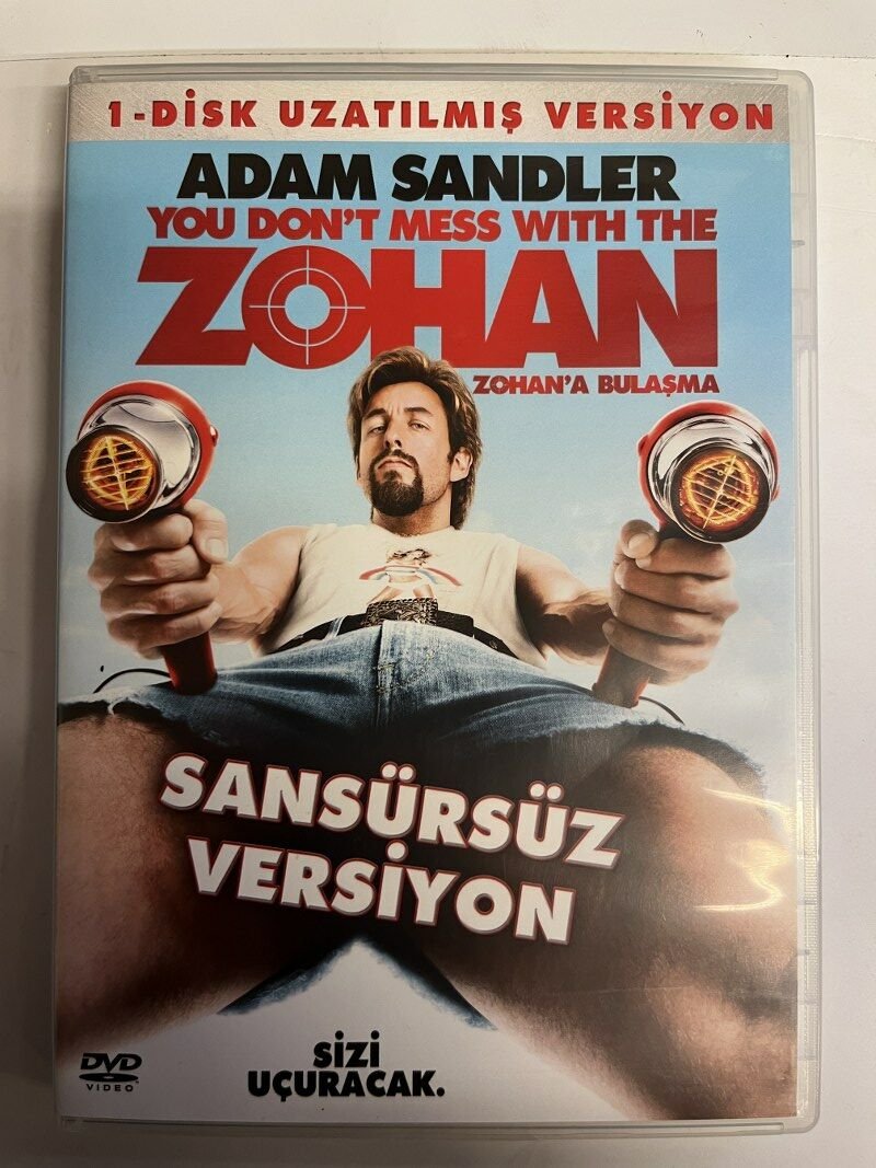 YOU DON'T MESS WITH THE ZOHAN - ZOHAN'A BULAŞMA - ADAM SANDLER - DVD 2.EL