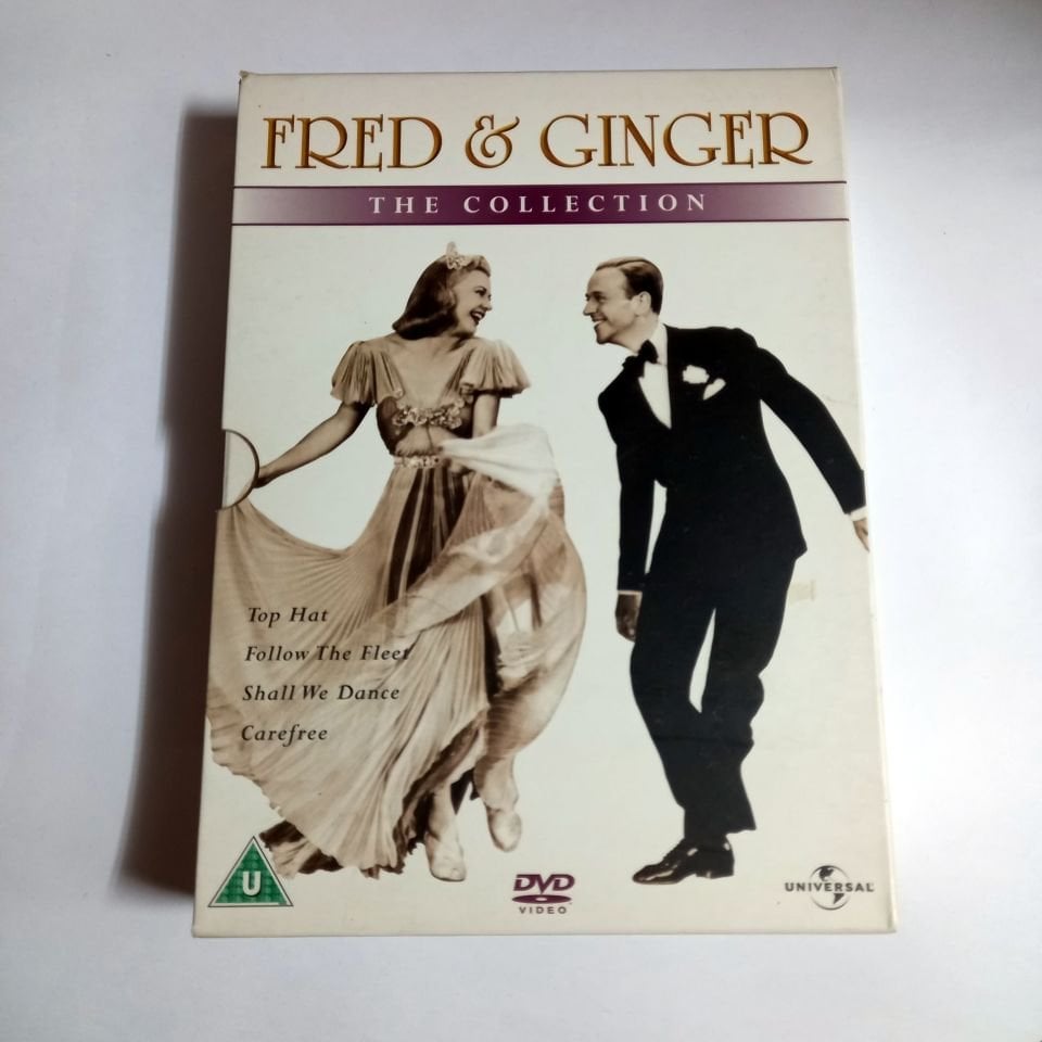 FRED & GINGER THE COLLECTION - TOP HAT, FOLLOW THE FLEET, SHALL WE DANCE, CAREFREE - 4 X DVD BOX SET  2.EL TR ALTYAZI YOKTUR