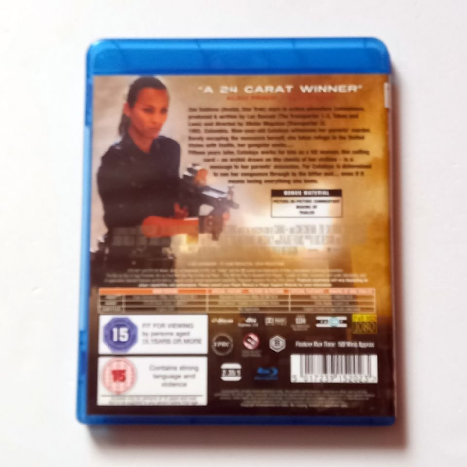 COLOMBIANA - ZOE SALDANA, JORDI MOLLA, LENNIE JAMES - YÖN.: OLIVIER MEGATON - BLU-RAY BÖLGE B 2.EL TÜRKÇE ALTYAZI YOKTUR