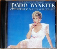 TAMMY WYNETTE - ANNIVERSARY: 20 YEARS OF HITS / THE FIRS LADY OF COUNTRY MUSIC (1987) EPIC CD 2.EL