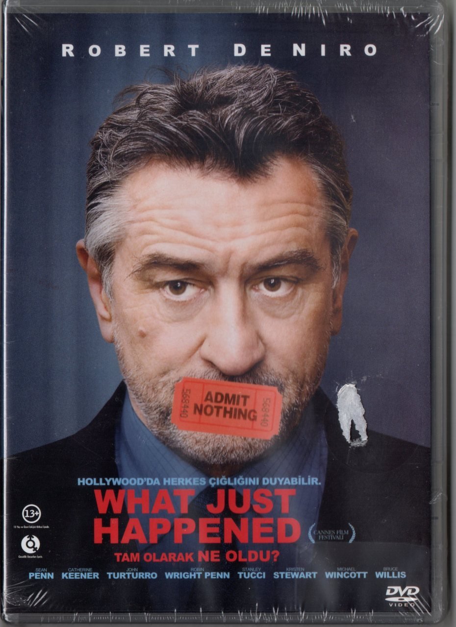 TAM OLARAK NE OLDU - WHAT JUST HAPPENED - ROBERT DE NIRO - SEAN PENN - JOHN TURTURRO - BRUCE WILLIS - BARRY LEVINSON - DVD SIFIR