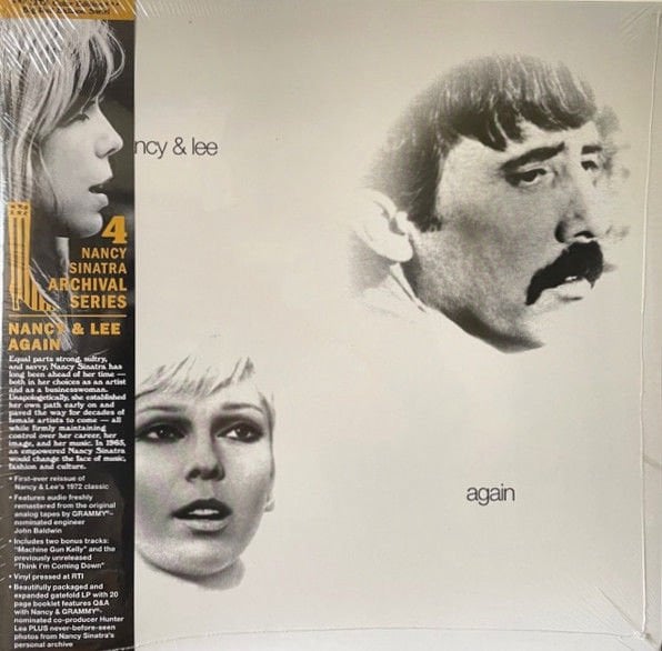 NANCY SINATRA & LEE HAZLEWOOD - NANCY & LEE AGAIN (1972) -  LP 2023 EDITION GATEFOLD SIFIR PLAK