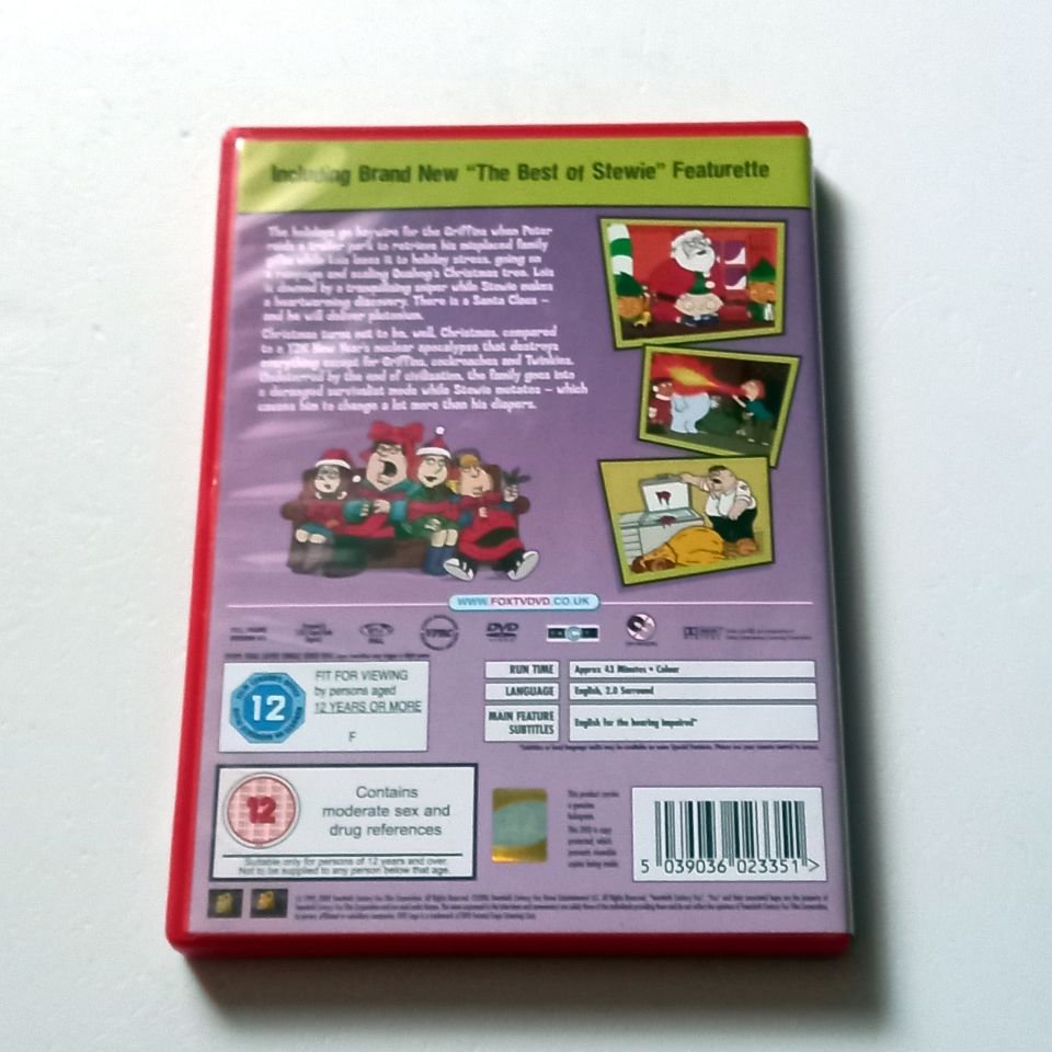 FAMILY GUY HAPPY FREAKIN' CHRISTMAS - ANİMASYON - SES.: SETH MACFARLANE, SETH GREEN - DVD 2. BÖLGE TÜRKÇE ALTYAZI YOKTUR 2.EL