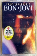 BON JOVI - 7800 FAHRENHEIT CASSETTE  TRANSPARENT 1995 MADE IN TURKEY ''NEW''