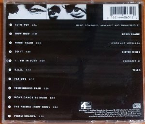 YELLO - ZEBRA (1994) - CD 2.EL
