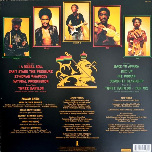 ASWAD - ASWAD (1976) - LP 2023 REISSUE REGGAE DUB SIFIR PLAK