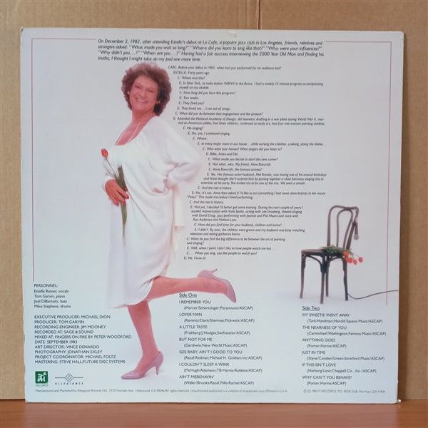 ESTELLE REINER – JUST IN TIME (1984) - LP 2.EL PLAK