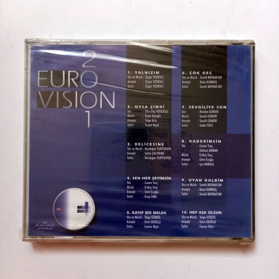 EUROVISION ŞARKI YARIŞMASI 2001 / TÜRKİYE FİNALİ / TRT ARŞİV SERİSİ - CD SIFIR