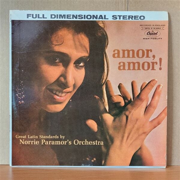 AMOR, AMOR! / GREAT LATIN STANDARDS BY NORRIE PARAMOR'S ORCHESTRA (1961) - LP 2.EL PLAK