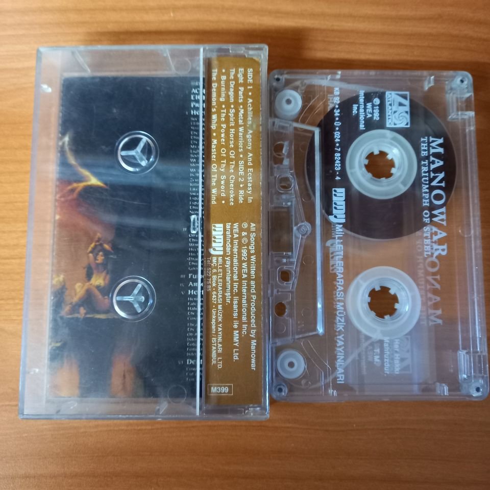MANOWAR - THE CRIUMPH OF STEEL (1992) - KASET 2.EL