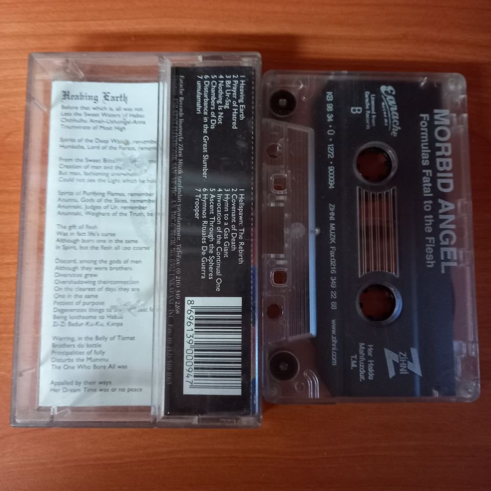 MORBID ANGEL - FORMULAS FATAL TO THE FLESH (1998) - KASET 2.EL