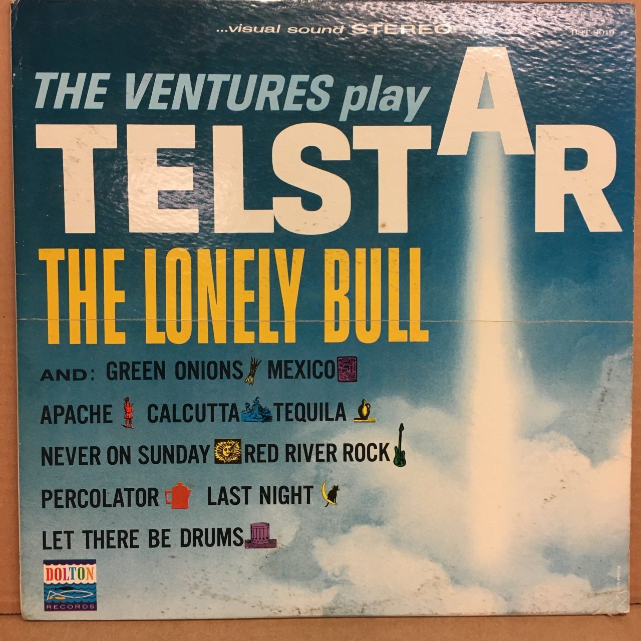 VENTURES - PLAY TELSTAR THE LONELY BULL 2.EL PLAK