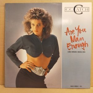 C.C.CATCH - ARE YOU MAN ENOUGH (LONG VERSION MUSCLE MIX) (1987) - 12'' 45RPM MAXI SINGLE EURO DISCO ITALO DISCO 2.EL PLAK