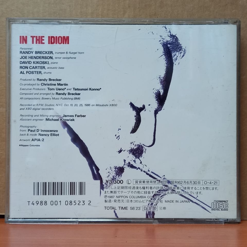 RANDY BRECKER – IN THE IDIOM (1987) - CD 2.EL