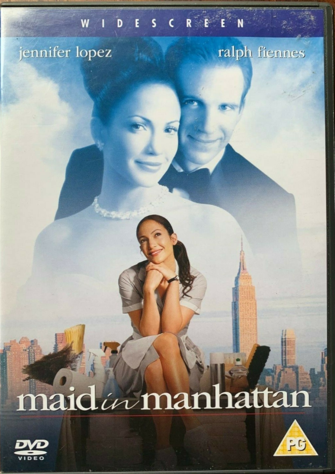 MAID IN MANHATTAN - JENNIFER LOPEZ - RALP FIENNES - WAYNE WANG - DVD 2.EL TÜRKÇE ALTYAZI YOKTUR