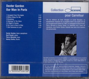 DEXTER GORDON - OUR MAN IN PARIS (1963) BLUE NOTE CD SIFIR