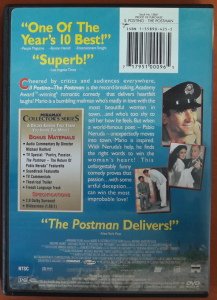 IL POSTINO - The POSTMAN - PHILIPPE NOIRET - MICHAEL RADFORD - DVD 2.EL 1. BÖLGE TR ALTYAZI YOKTUR