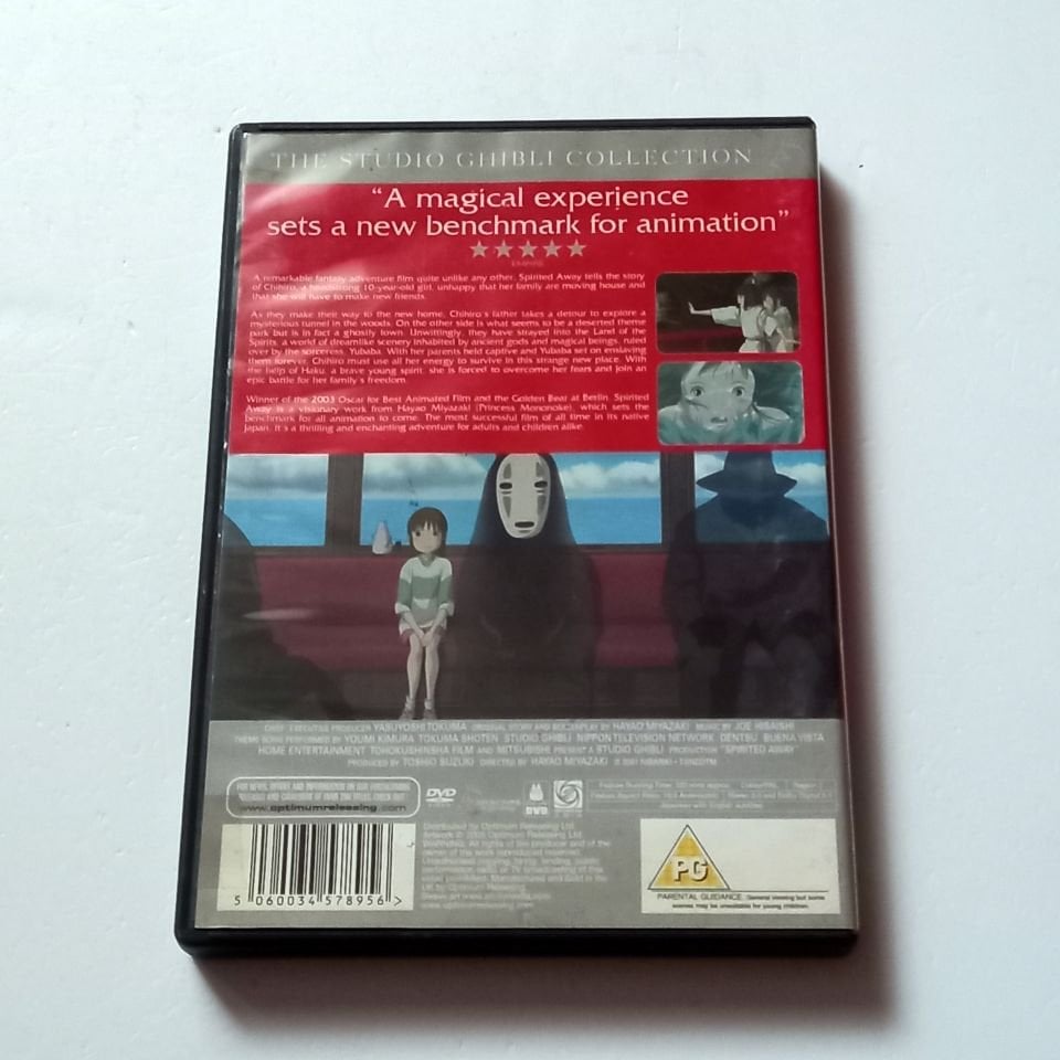 SPIRITED AWAY - ANİMASYON - YÖN.: HAYAO MIYAZAKI - DVD 2. BÖLGE TÜRKÇE ALTYAZI YOKTUR 2. EL