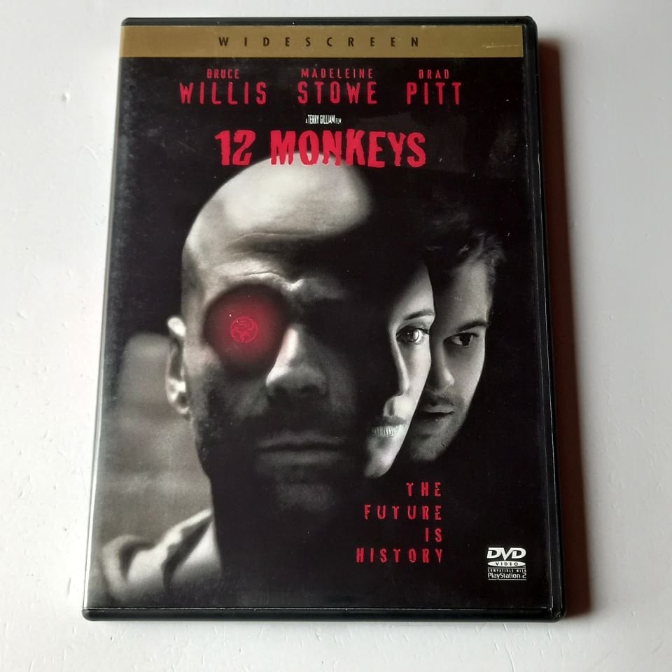 12 MONKEYS - BRUCE WILLIS, MADELEINE STOWE, BRAD PITT - YÖN.: TERRY GILLIAM - DVD 2.EL