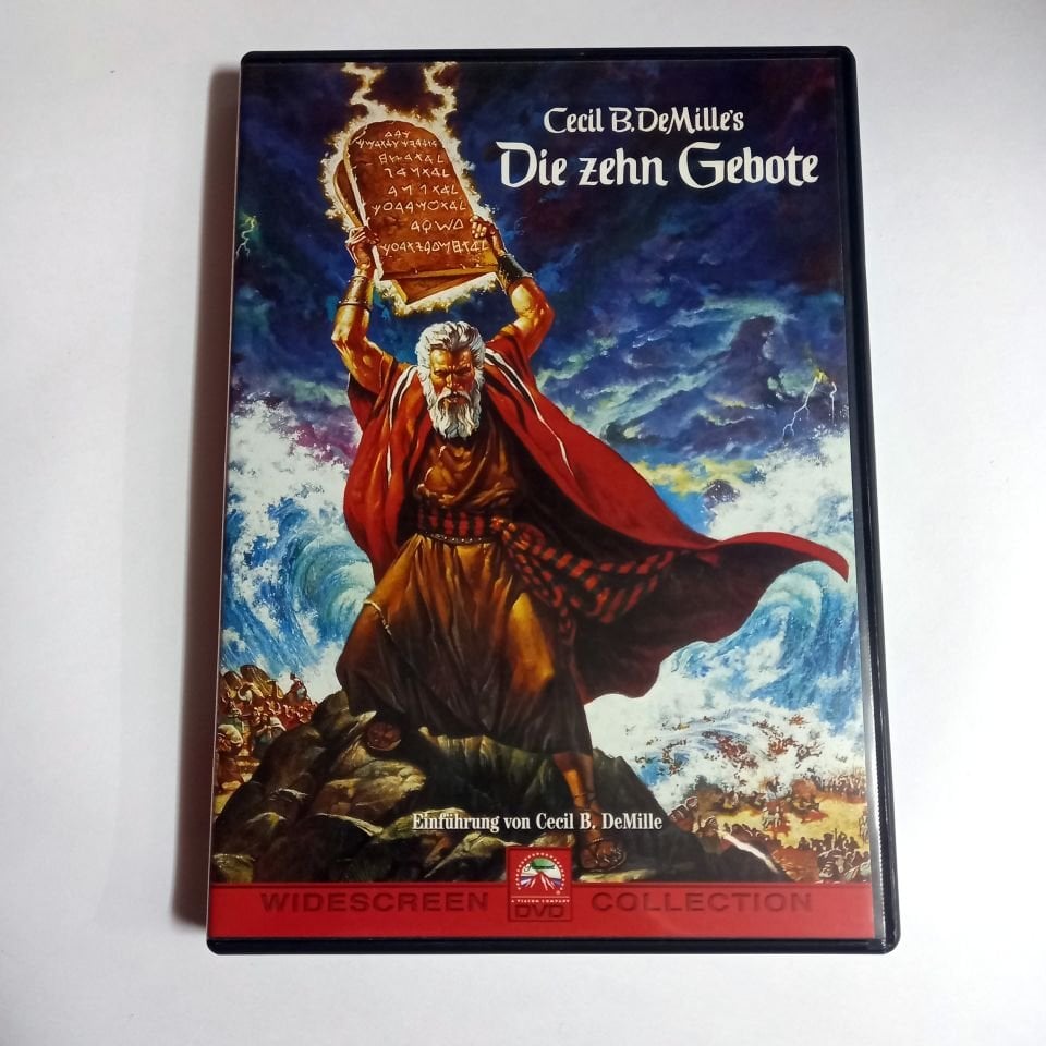 DIE ZEHN GEBOTE - THE TEN COMMANDMENTS - ON EMİR - CHARLTON HESTON, YUL BRYNNER, YÖN.: CECIL B. DEMILLE - 2 X DVD 2.EL