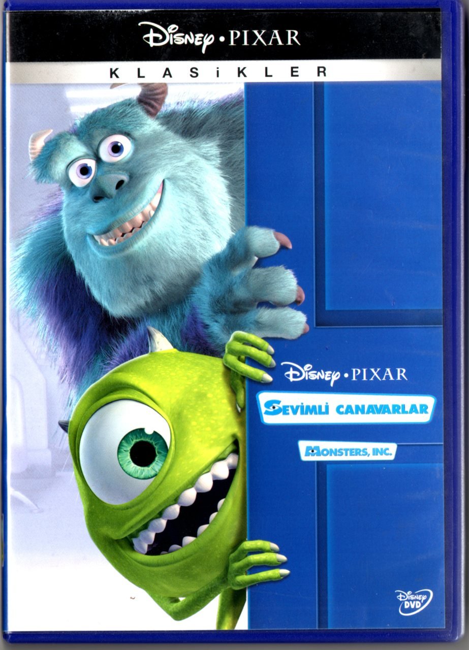 SEVİMLİ CANAVARLAR - MONSTERS, INC. - DISNEY PIXAR ANİMASYON - DVD 2.EL