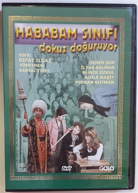 HABABAM SINIFI DOKUZ DOĞURUYOR  - ŞENER ŞEN - İLYAS SALMAN - MÜNİR ÖZKUL - KARTAL TİBET - DVD 2.EL