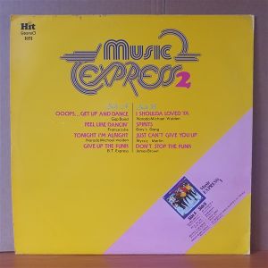 MUSIC EXPRESS 2 / GAP BAND, FRANCE JOLIE, B.T. EXPRESS, JAMES BROWN, MYSTIC MERLIN - LP YERLİ BASKI 2.EL PLAK