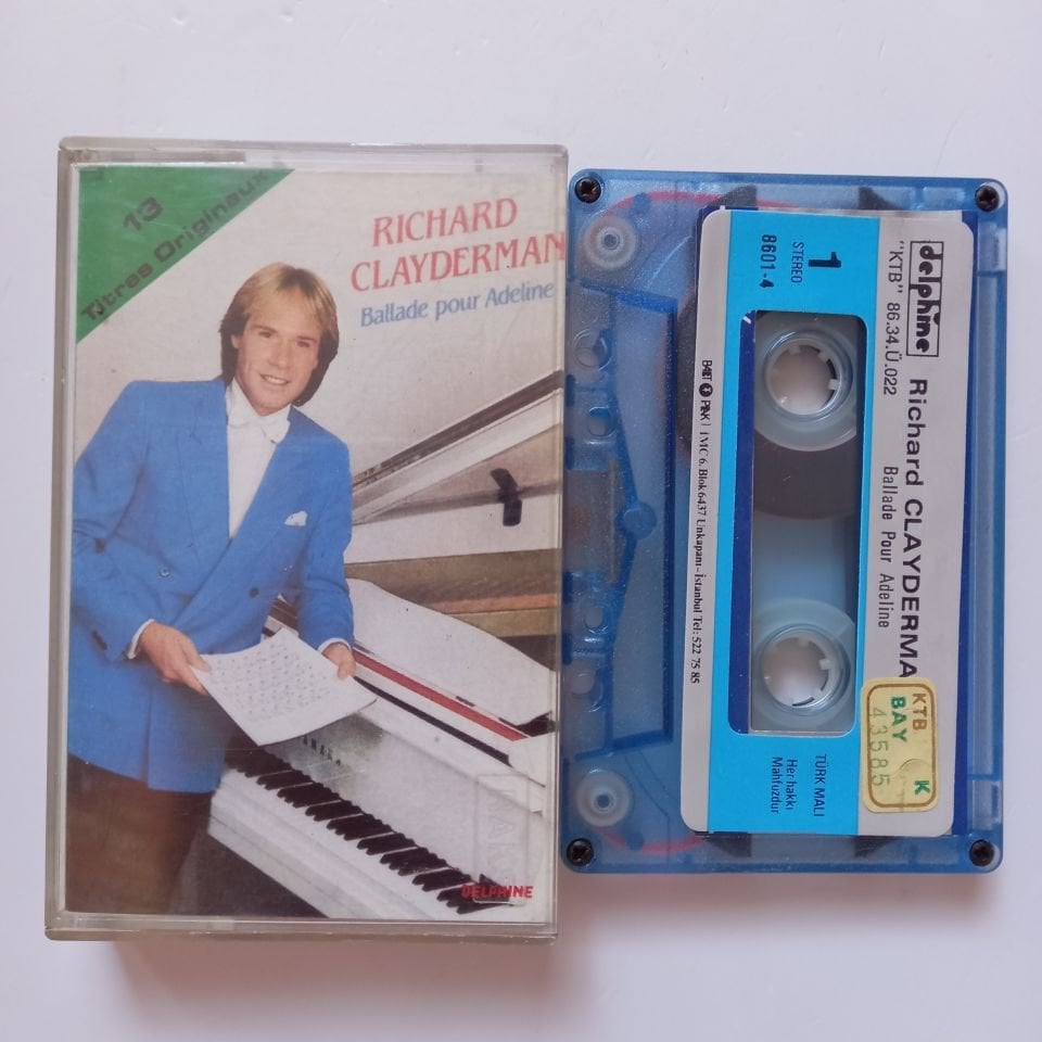 RICHARD CLAYDERMAN - BALLADE POUR ADELINE (1986) - KASET 2.EL