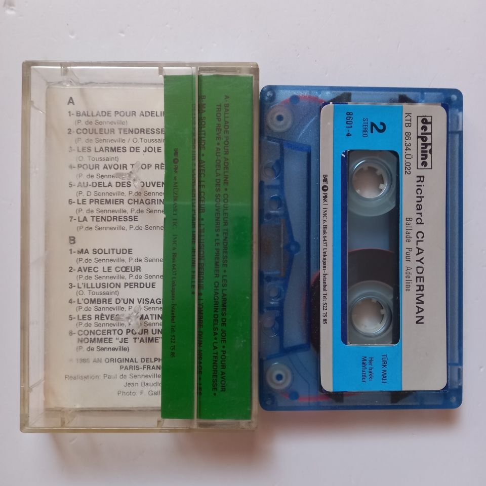 RICHARD CLAYDERMAN - BALLADE POUR ADELINE (1986) - KASET 2.EL