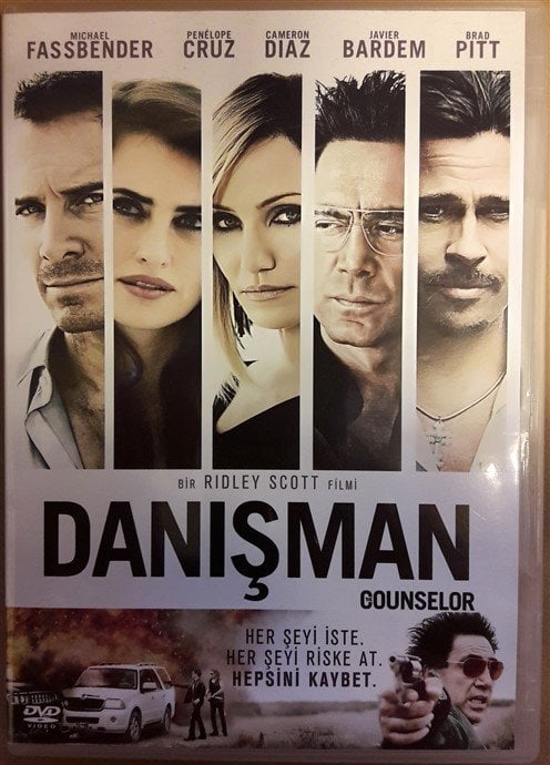 DANIŞMAN - THE COUNSELOR - MICHEAL FASSBENDER - PENÉLOPE CRUZ - BRAD PITT - JAVIER BARDEM - RIDLEY SCOTT - DVD 2.EL