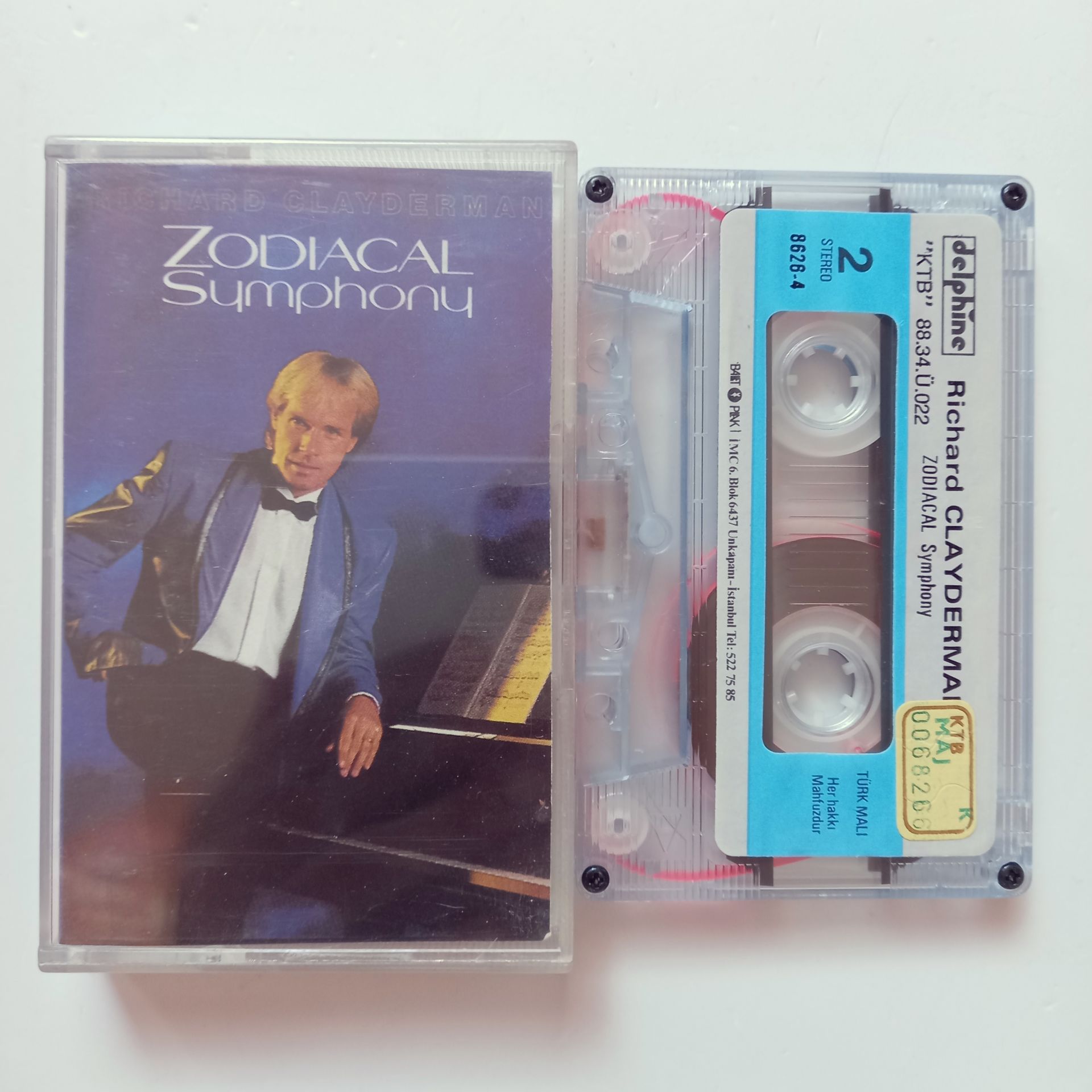 RICHARD CLAYDERMAN - ZODIACAL SYMPHONY (1988) - KASET 2.EL