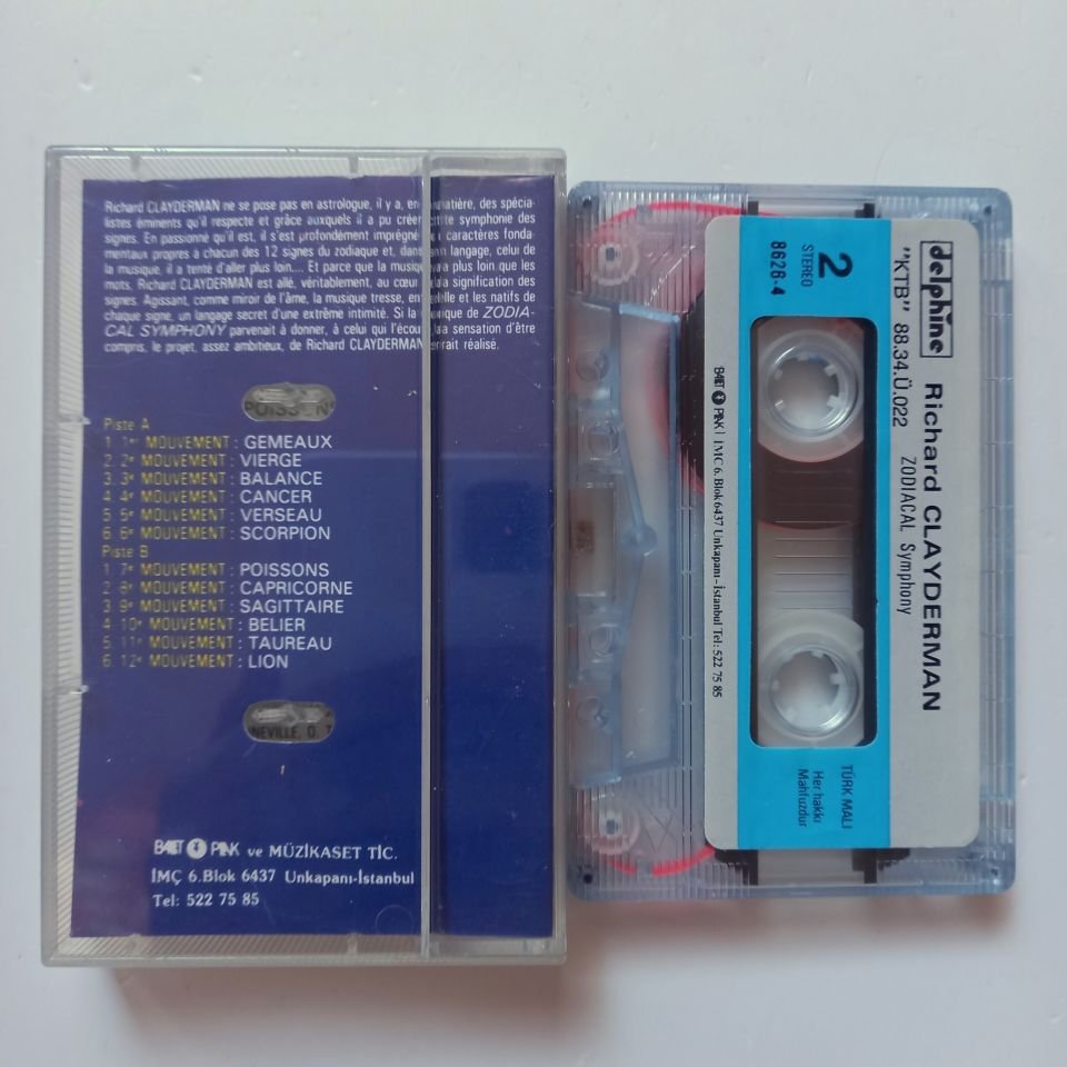 RICHARD CLAYDERMAN - ZODIACAL SYMPHONY (1988) - KASET 2.EL