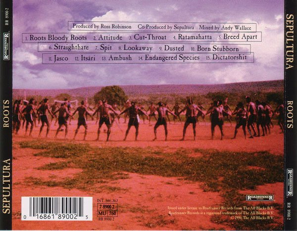 SEPULTURA - ROOTS (1996) - CD REISSUE SIFIR
