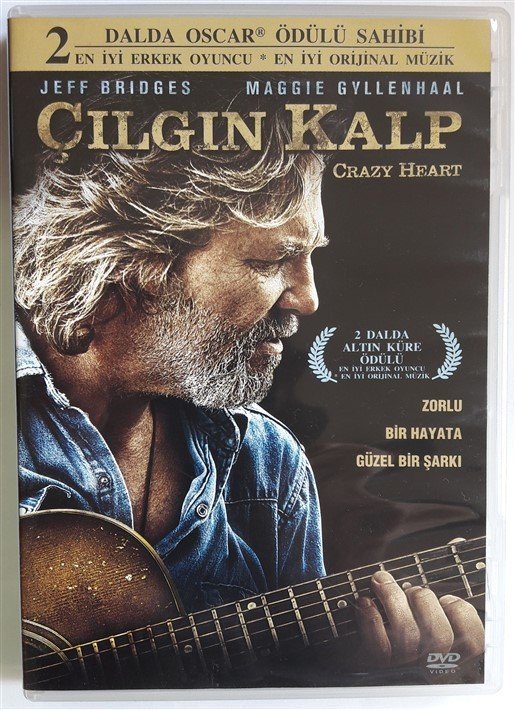 ÇILGIN KALP - CRAZY HEART - JEFF BRIDGES - MAGGIE GYLLENHAAL - DVD 2.EL