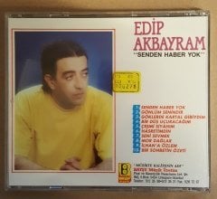 EDİP AKBAYRAM - SENDEN HABER YOK (1991) - CD ESKİ SARI BANDROL BAYŞU MÜZİK İLK BASKI 2.EL